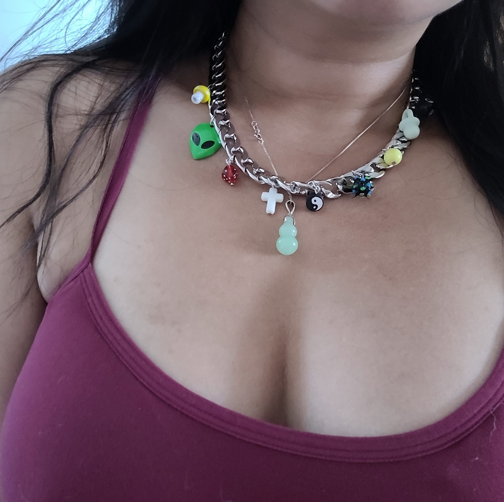 Uo limelight retro y2k 90s chain necklace